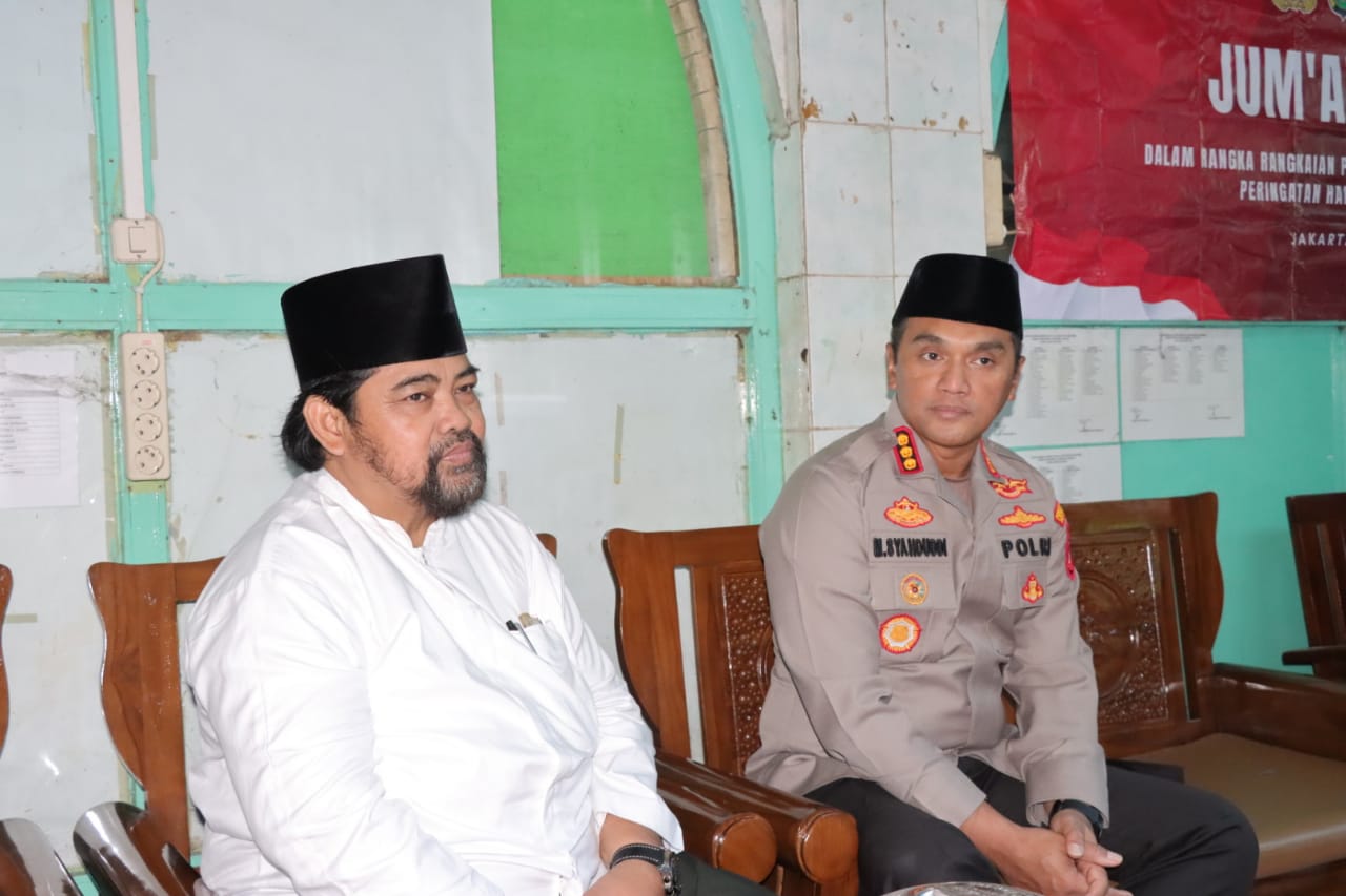 Kombes Pol M Syahduddi bersama KH.M Sahidi Rahman,M.A.