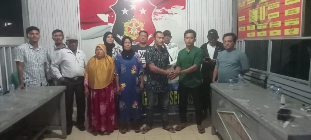 Terduga pelaku pencurian minta maaf ke korban di Polsek Batang Toru