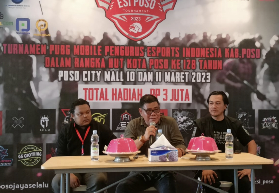 Pengurus E-sport Poso, saat akan menggelar event di kabupaten Poso