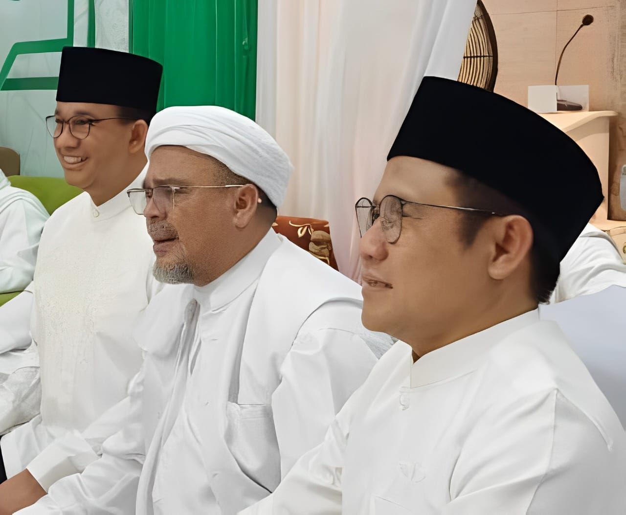 Anies Baswedan, Cak Imin dan Habib Rizieq Syihab