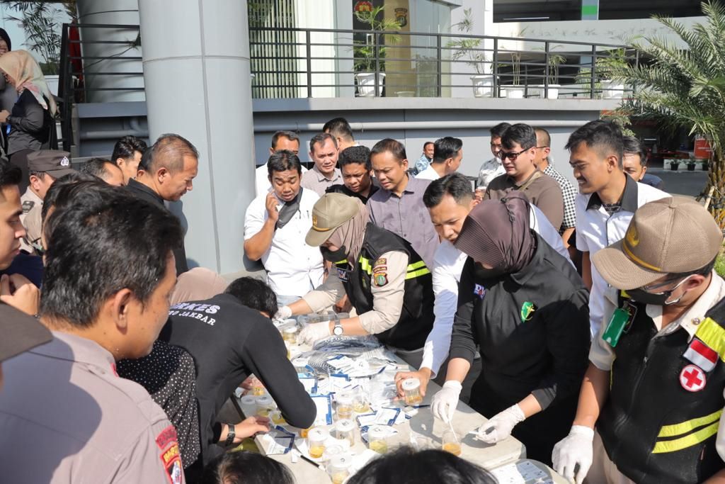 Gelar Razia Gaktiblin di Polres Metro Jakarta Barat