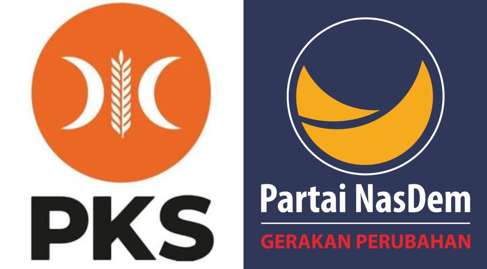 logo Parpol PKS dan Nasdem