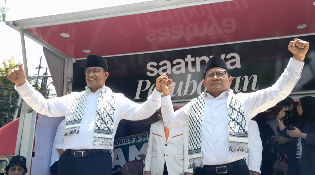 Calon Presiden dan Calon Wakil Presiden Anies Baswedan dan Muhaimin Iskandar