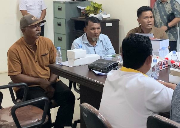 Fraksi Gerindra DPRD Tapsel saat rapat pembahasan R-APBD 2024