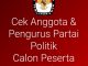 Cek Anggota & Pengurus Parpol