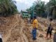 Kondisi Jalan Lintas Simangambat - Simpang Brakas, Kabupaten Paluta, pasca banjir