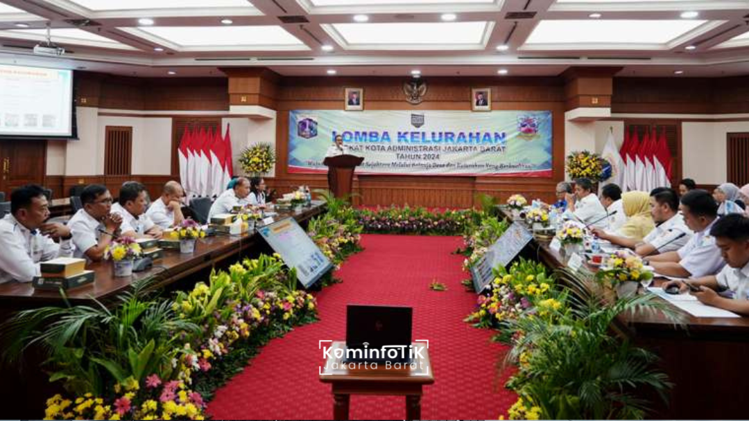 Moment pemaparan lomba Kelurahan tingkat Kota Jakarta Barat tahun 2024