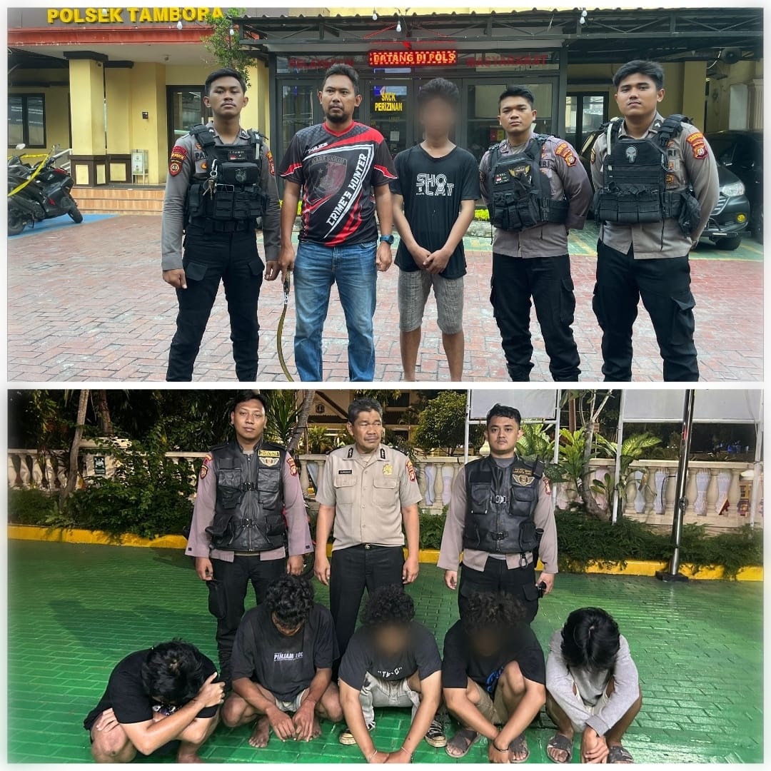 Tim Patroli Polres Metro Jakarta Barat berhasil amankan beberapa orang remaja di dua lokasi yang berbeda