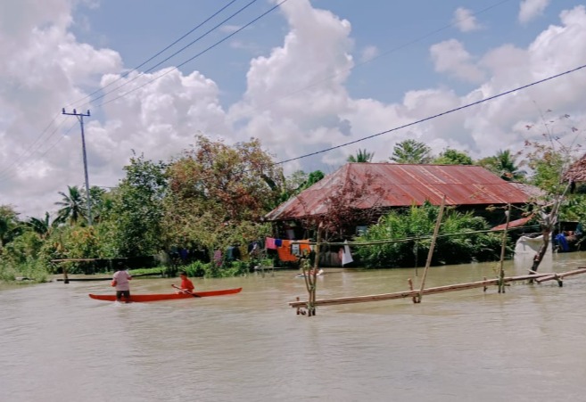 Puluhan Desa Terendam Banjir di Luwu Utara