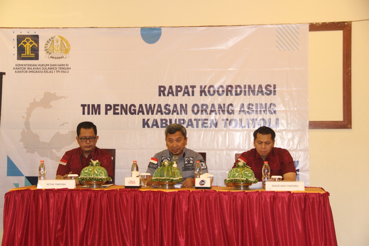 Suasana Rakor Timpora Kanwil Kemenkumham Sulteng