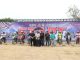 Dandim 0212/Tapsel, Letkol Inf Amrizal Nasution, bersama Ketua DPRD Tapsel, Abdul Basith Dalimunthe, serta lainnya, sesaat sebelum membuka even grasstrack dan motocross Nasution MX Team Padangsidimpuan dalam rangka memperebutkan Piala M Bobby Afif Nasution