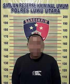 Unit Resmob Sat Reskrim Polres Luwu Utara berhasil menangkap seorang terduga pelaku penganiayaan dan pengancaman