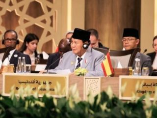 Menhan RI, Prabowo Subianto mewakili Presiden RI Joko Widodo pada konferensi tingkat tinggi “Call for Action: Urgent Humanitarian Response for Gaza”, di Yordania
