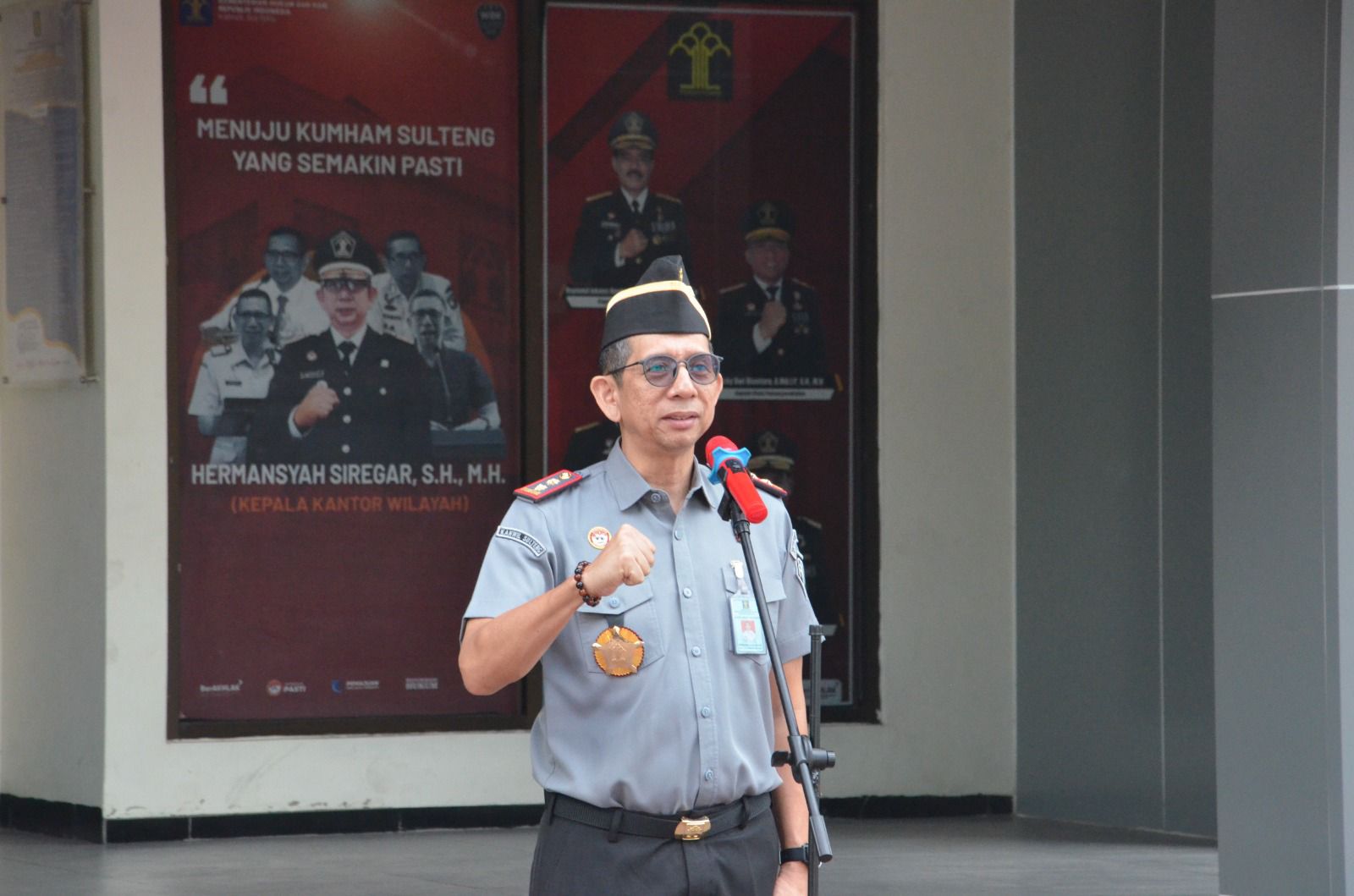 Kanwil Kemenkumham Sulteng, Hermansyah Siregar.