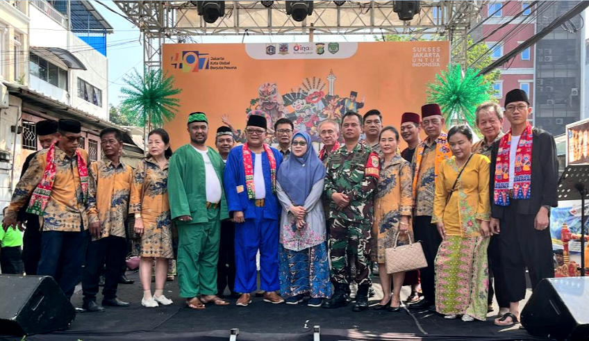 Camat Taman Sari, Tumpal Matondang bersama tiga pilar Taman Sari mengggelar Festival Budaya Taman Sari