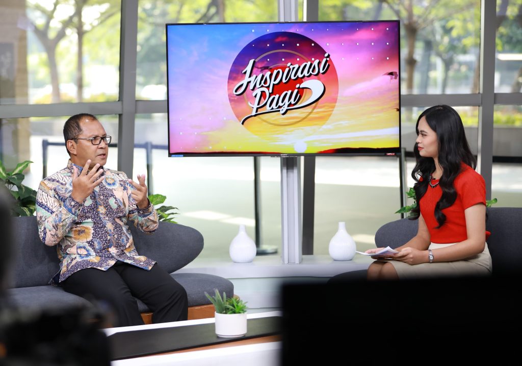 Danny Pomanto saat talkshow di salah satu TV Nasional