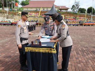 11 Pejabat di Polres Tapsel Sertijab, Berikut Daftarnya