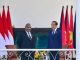 Presiden Joko Widodo menerima kunjungan Perdana Menteri (PM) Papua Nugini (PNG) James Marape di Istana Kepresidenan Bogor
