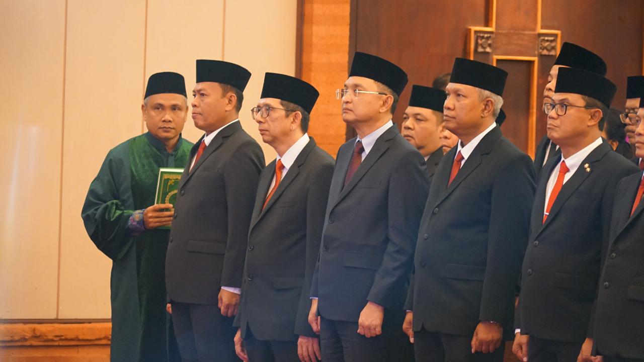 Kakanwil Kemenkumham Sulteng, Hermansyah Siregar resmi dilantik sebagai Anggota MPWN Periode 2024-2027