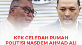 Politisi Nasdem, Ahmad Ali dan Juru Bicara KPK, Tessa Mahardika Sugiaro