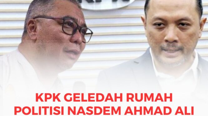 Politisi Nasdem, Ahmad Ali dan Juru Bicara KPK, Tessa Mahardika Sugiaro