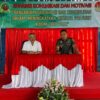 Tampak pemateri saat menyampaikan materi pada kegiatan Sharing Komunikasi dan Motivasi