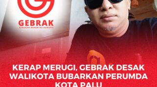 Koordinator GEBRAK, Muhammad Rizky.