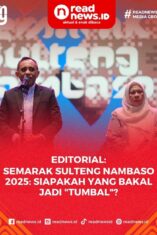 Gubernur Sulteng, Anwar Hafid dan Wakil Gubernur Sulteng, Reny Lamadjido di event Semarak Sulteng Nambaso 2025.