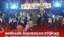 Suasana kegenbiraan pasca Penutupan Perhelatan STQH ke 28 tingkat Provinsi se - Sulteng