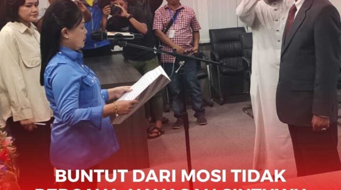 Suasana Pengambilan Sumpah Pj Unsimar Poso