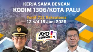 Kegiatan Retreat Mini KADIN Kota Palu bersama Kodim 1306/Kota Palu.