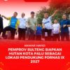 Gubernur Sulawesi Tengah, H. Anwar Hafid, bersama jajaran pimpinan Organisasi Perangkat Daerah (OPD) Tinjau Hutan Kota Unttuk Fornas IX 2027