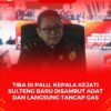 Kajati Sulteng, N Rahmat R, SH.,MH, saat mempin Rapat Perdana di Kejati Sulteng.