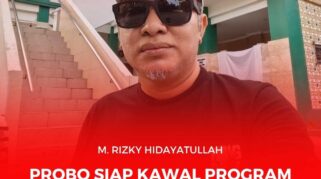 Ketua Umum Dewan Pimpinan Nasioal Relawan Pro Prabowo (PROBO), M. Rizky Hidayatullah