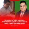 Kepala UKPBJ Pemkab Sigi, Eko Sugiarto Hanapi dan Ketua Komisi III DPRD Sigi, Herman Latabe.
