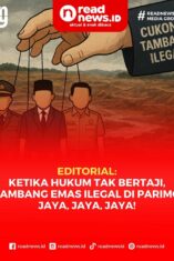Ilustrasi Cukong Pengendali Penambangan Emas Ilegal