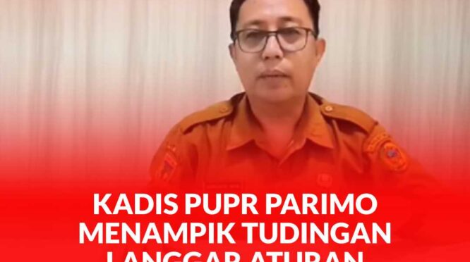 Kepala Dinas Pekerjaan Umum dan Penataan Ruang (PUPR) Kabupaten Parigi Moutong, Adrudin Nur