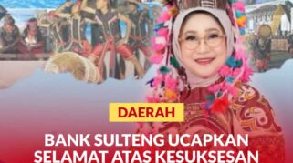 Direktur Utama Bank Sulteng, Hj. Ramiyatie.