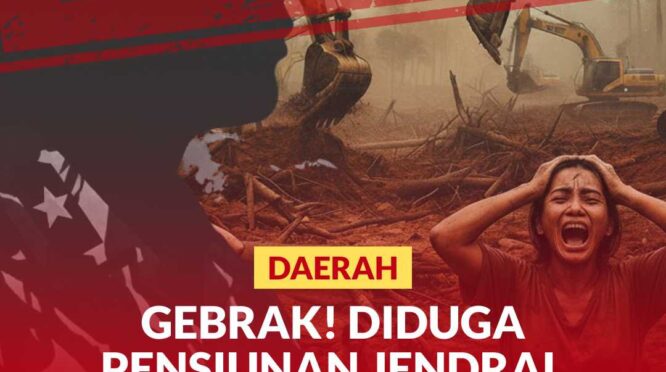 Ilustrasi aktifitas Pertambangan Emas Tanpa Izin (PETI)