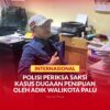 Saksi korban, H. Subhan Syam, saat diperiksa penyidik Polresta Palu