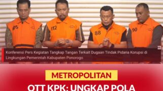 Konfrensi Pers OTT KPK terhadap Bupati Ponorogo dan 3 Pejabat lain di Gedung Merah Putih