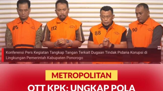 Konfrensi Pers OTT KPK terhadap Bupati Ponorogo dan 3 Pejabat lain di Gedung Merah Putih