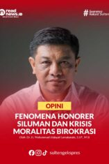 Tokoh Masyarakat Sulteng dan juga Mantan Sekretaris Daerah Provinsi Sulteng, Dr. H. Mohammad Hidayat Lamakarate, S.I.P., M.Si