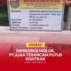 Plang Proyek Pembangunan Jembatan Sei Silau Barat-Prapat