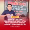 Samsurijal Labatjo, usai melaporkan Mumammad David, adik Walikota Palu ke Polresta Palu