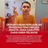 Direktur LBH Sulteng sekaligus Kuasa Hukum korban, Julianer Adtia Warman, SH