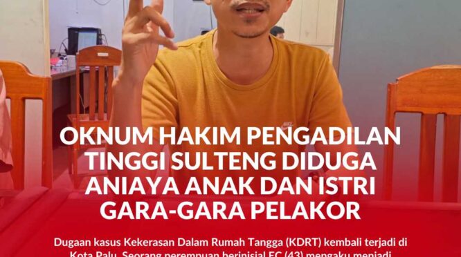 Direktur LBH Sulteng sekaligus Kuasa Hukum korban, Julianer Adtia Warman, SH