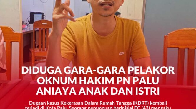 Direktur LBH Sulteng sekaligus Kuasa Hukum korban, Julianer Adtia Warman, SH