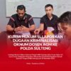 Kuasa Hukum korban SL melaporkan dugaan kriminalisasi oknum Dosan UIN Datokarama ke Polda Sulteng