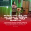 Susana Natal di desa Sintuwu Lemba, kecamatan Lage Kab. Poso. Nampak suasana harmoni dan semangat tolerasani yang selalu terjaga antar umat beragama, serta sambutan Sekdes Sintuwu Lemba